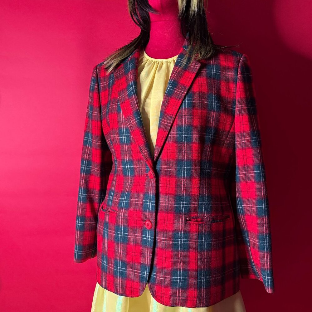 Vintage 80s-90s Pendleton Wool Jacket | Unisex Retro Workwear | Eco-Punk